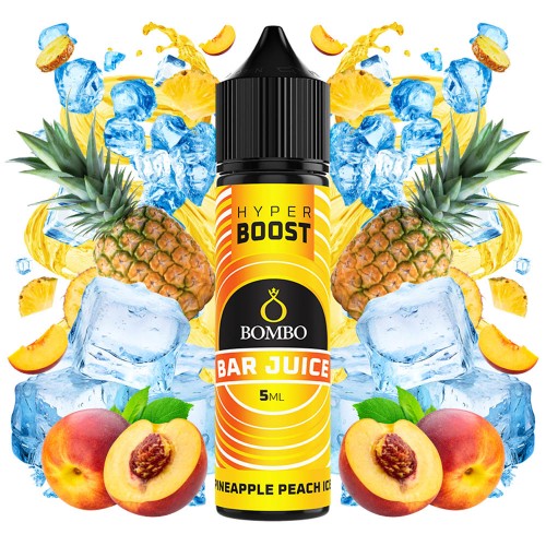 Bombo Bar Juice Hyper Boost Pineapple Peach Ice 5ml/60ml FS